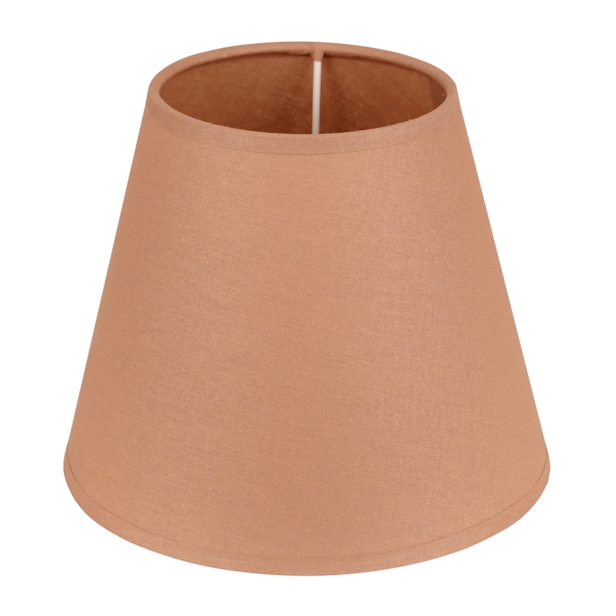 Duolla - Klosz do lampy stołowej SOFIA XS E14 śr. 18,5 cm brązowy