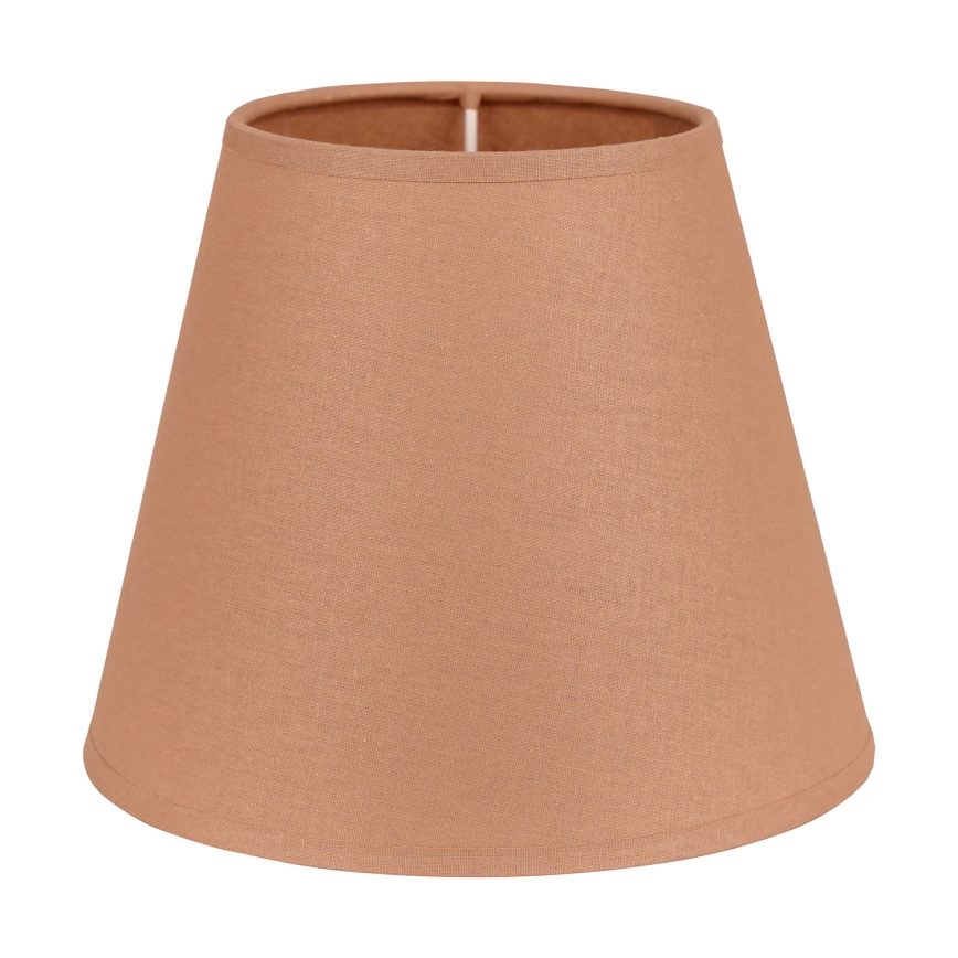 Duolla - Klosz do lampy stołowej SOFIA XS E14 śr. 18,5 cm brązowy
