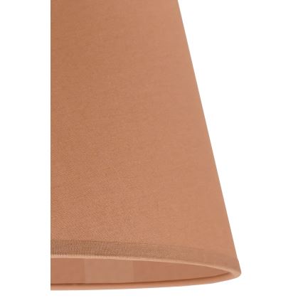 Duolla - Klosz do lampy stołowej SOFIA XS E14 śr. 18,5 cm brązowy