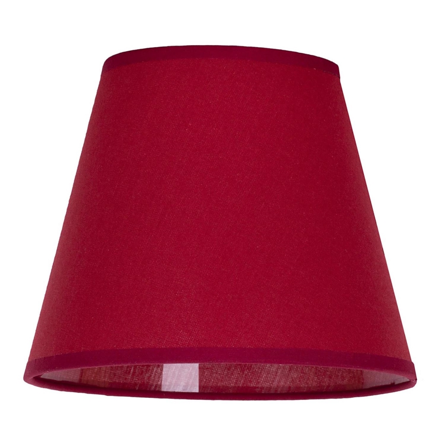 Duolla - Klosz do lampy stołowej SOFIA XS E14 śr. 18,5 cm czerwony
