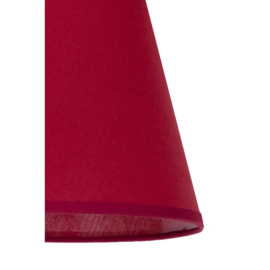 Duolla - Klosz do lampy stołowej SOFIA XS E14 śr. 18,5 cm czerwony