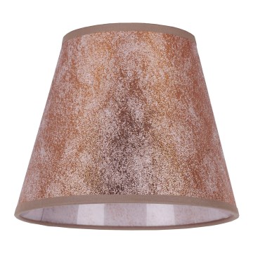 Duolla - Klosz do lampy stołowej SOFIA XS E14 śr. 18,5 cm miedziany
