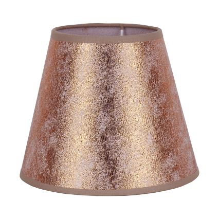 Duolla - Klosz do lampy stołowej SOFIA XS E14 śr. 18,5 cm miedziany