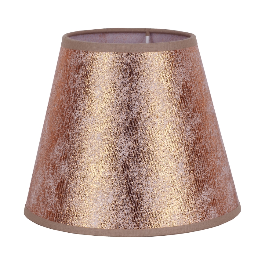Duolla - Klosz do lampy stołowej SOFIA XS E14 śr. 18,5 cm miedziany