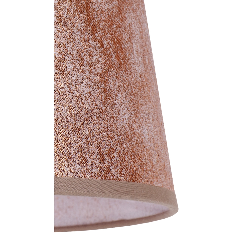 Duolla - Klosz do lampy stołowej SOFIA XS E14 śr. 18,5 cm miedziany