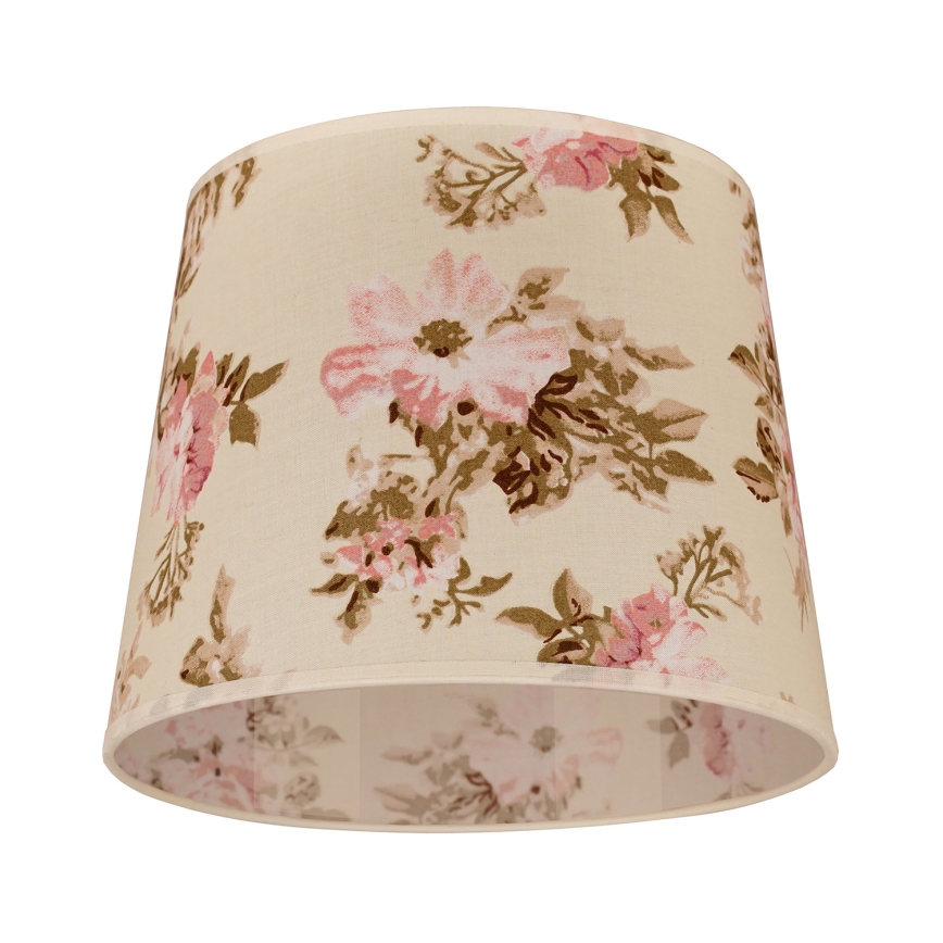 Duolla - Klosz do lampy stołowej SOFIA XS E14 śr. 18,5 cm róża