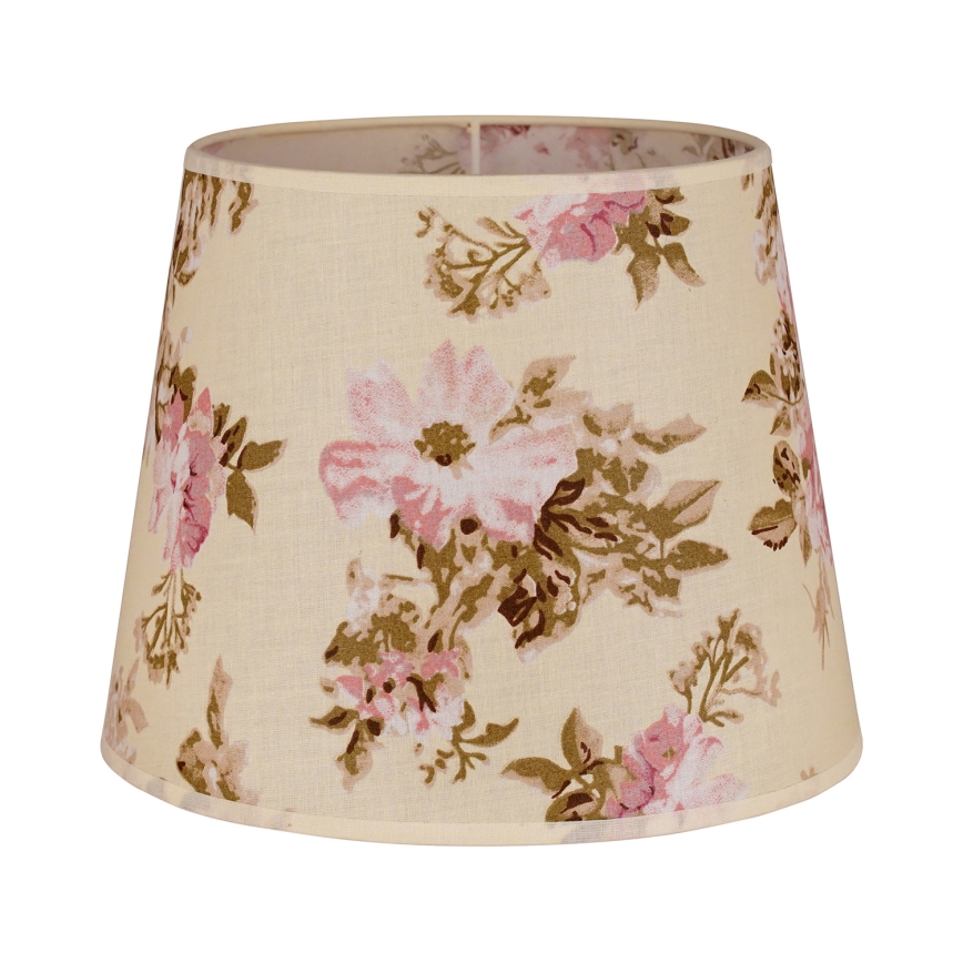 Duolla - Klosz do lampy stołowej SOFIA XS E14 śr. 18,5 cm róża