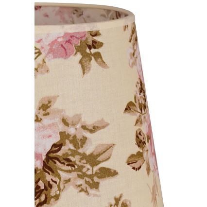 Duolla - Klosz do lampy stołowej SOFIA XS E14 śr. 18,5 cm róża