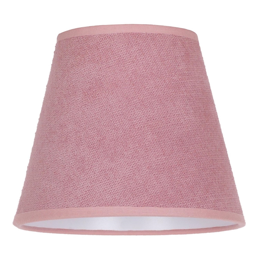Duolla - Klosz do lampy stołowej SOFIA XS E14 śr. 18,5 cm różowy