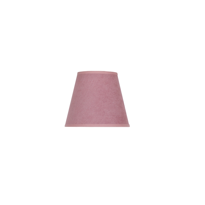 Duolla - Klosz do lampy stołowej SOFIA XS E14 śr. 18,5 cm różowy