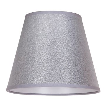 Duolla - Klosz do lampy stołowej SOFIA XS E14 śr. 18,5 cm srebrny
