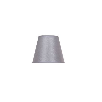 Duolla - Klosz do lampy stołowej SOFIA XS E14 śr. 18,5 cm srebrny