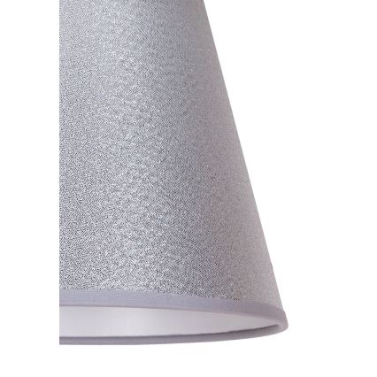 Duolla - Klosz do lampy stołowej SOFIA XS E14 śr. 18,5 cm srebrny