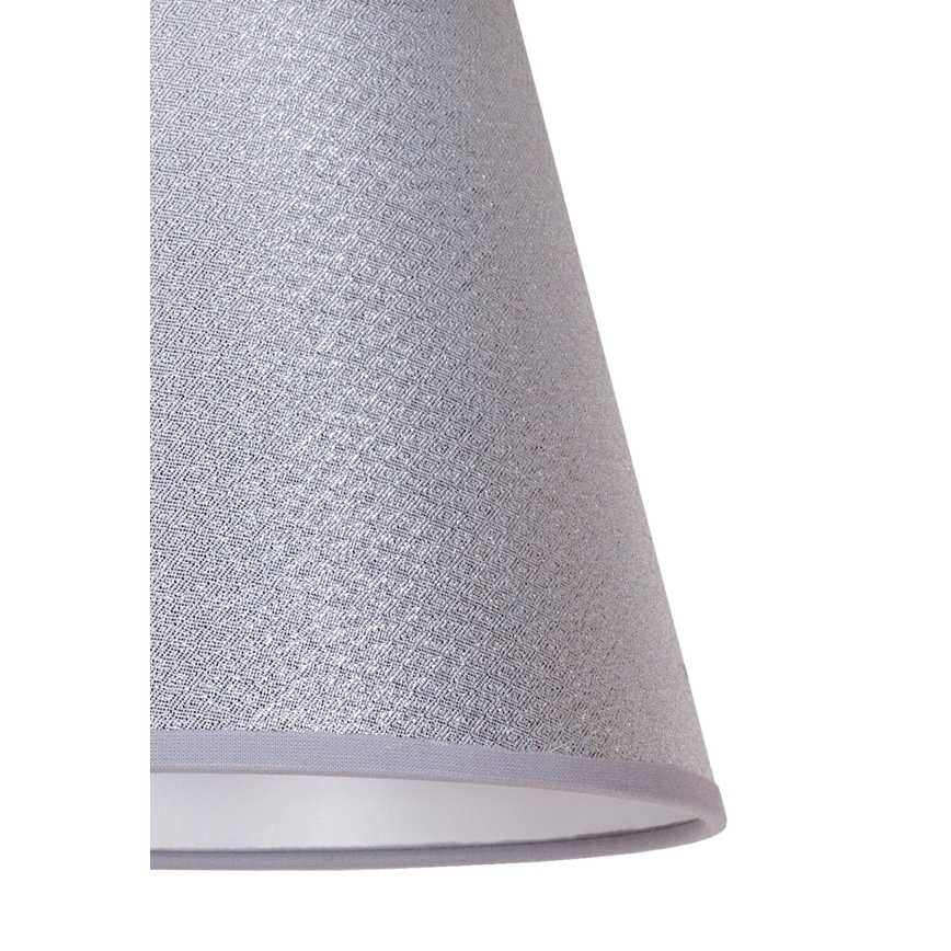 Duolla - Klosz do lampy stołowej SOFIA XS E14 śr. 18,5 cm srebrny