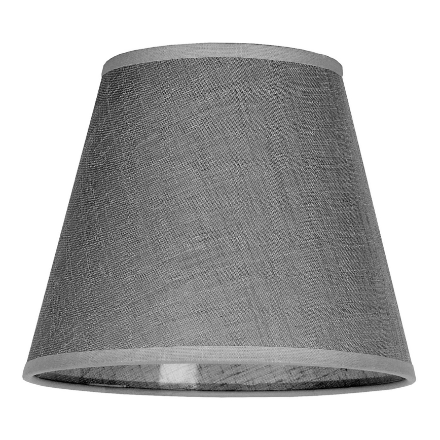 Duolla - Klosz do lampy stołowej SOFIA XS E14 śr. 18,5 cm szary
