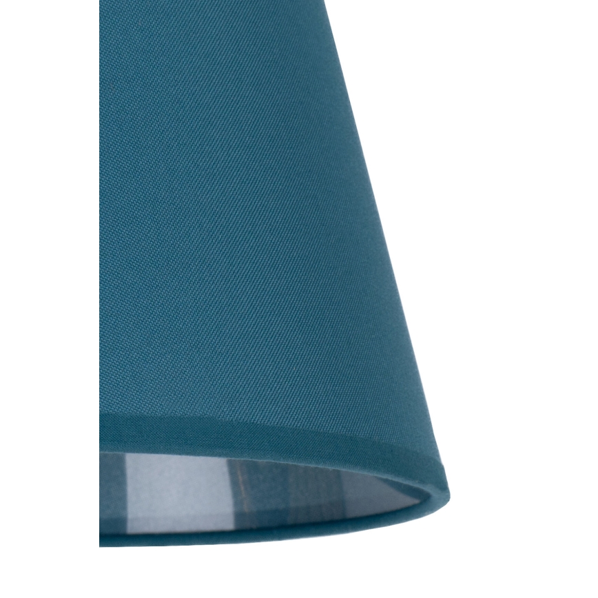 Duolla - Klosz do lampy stołowej SOFIA XS E14 śr. 18,5 cm turkusowy