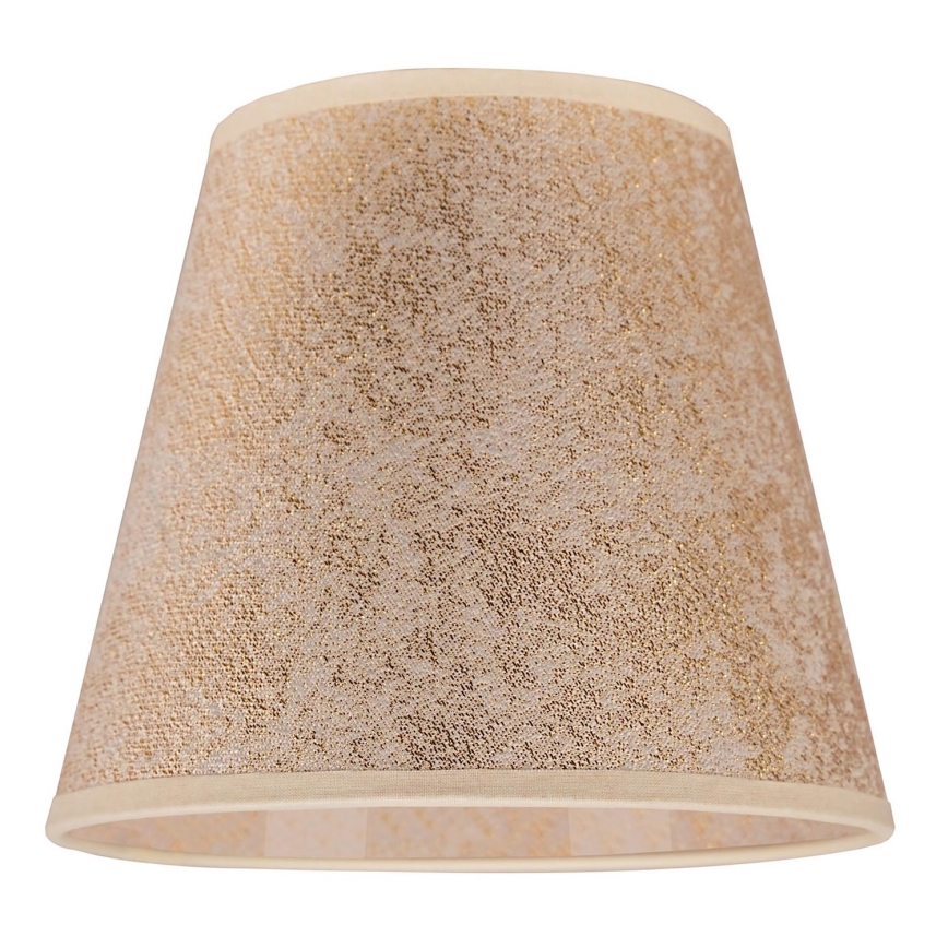 Duolla - Klosz do lampy stołowej SOFIA XS E14 śr. 18,5 cm złoty