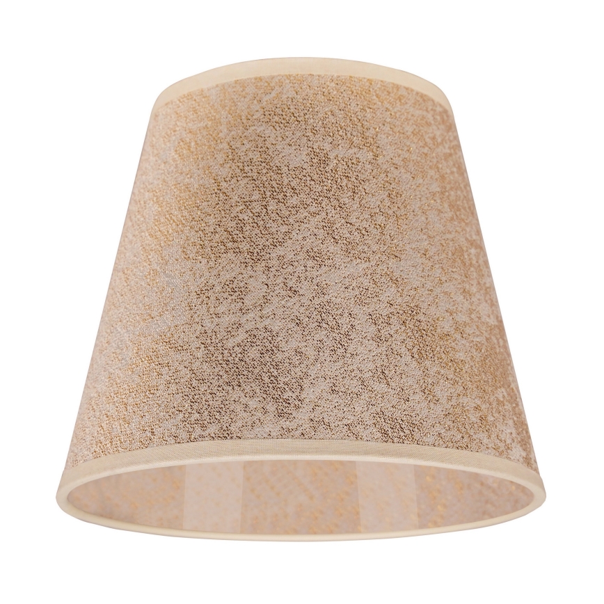 Duolla - Klosz do lampy stołowej SOFIA XS E14 śr. 18,5 cm złoty