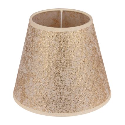 Duolla - Klosz do lampy stołowej SOFIA XS E14 śr. 18,5 cm złoty