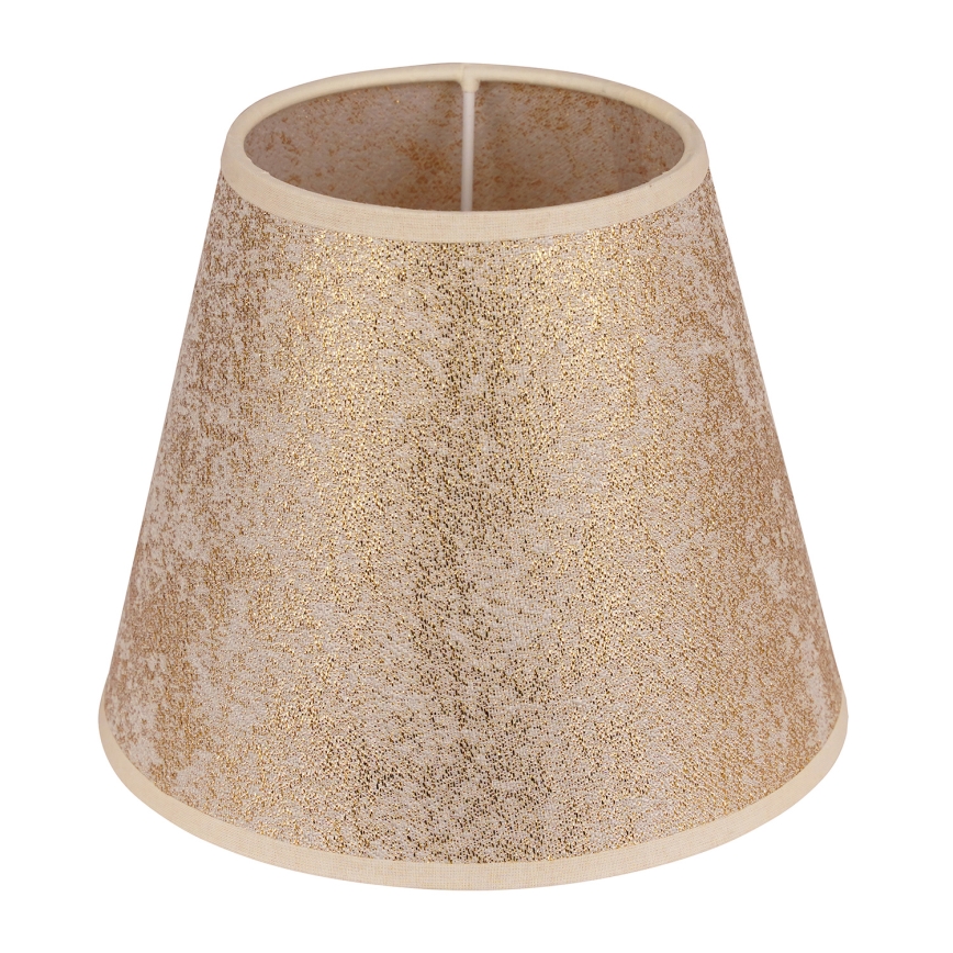 Duolla - Klosz do lampy stołowej SOFIA XS E14 śr. 18,5 cm złoty