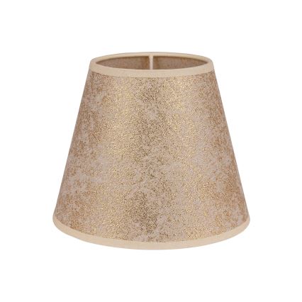 Duolla - Klosz do lampy stołowej SOFIA XS E14 śr. 18,5 cm złoty
