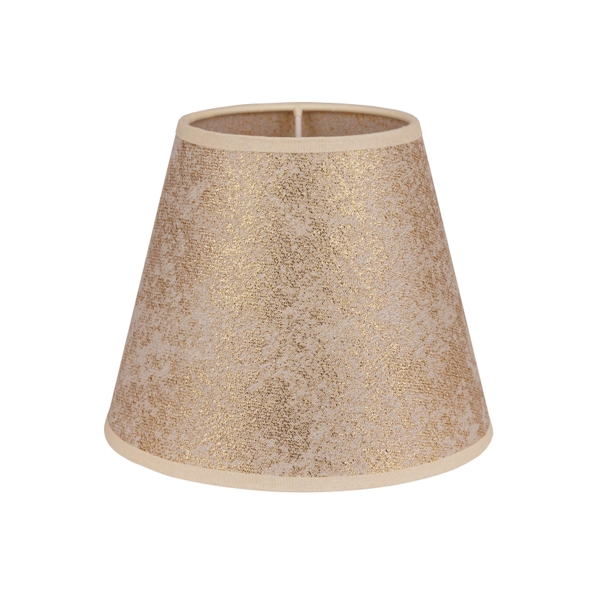 Duolla - Klosz do lampy stołowej SOFIA XS E14 śr. 18,5 cm złoty