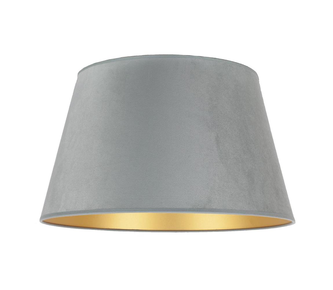 - Klosz do lampy stołowej CONE M E27 śr. 28 cm szary