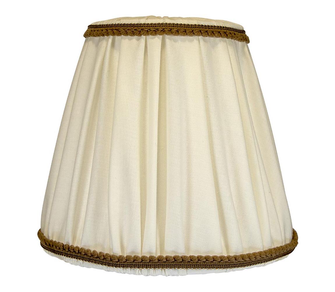 - Klosz do lampy stołowej i podłogowej E27 śr. 18,5 cm kremowy/brązowy