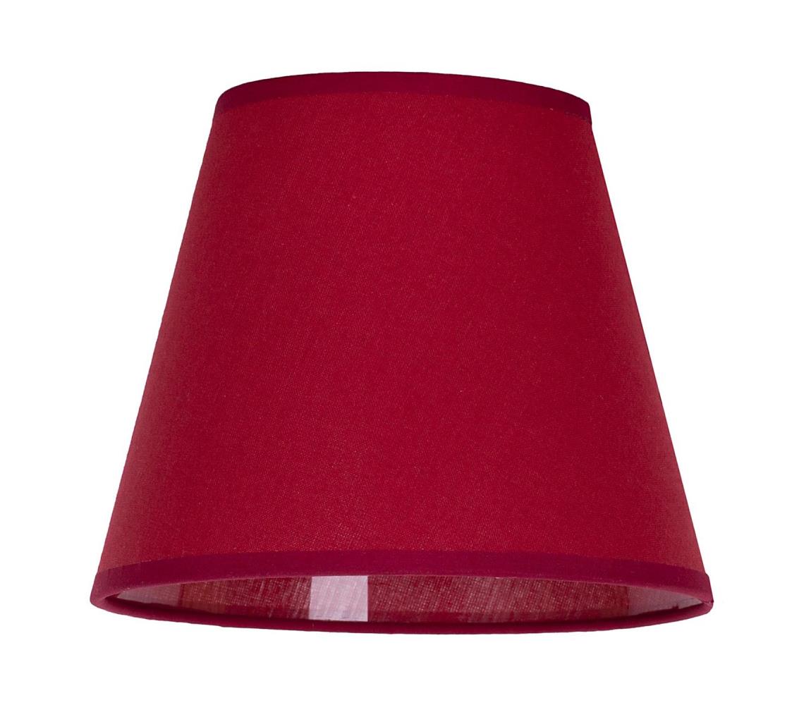 - Klosz do lampy stołowej SOFIA XS E14 śr. 18,5 cm czerwony
