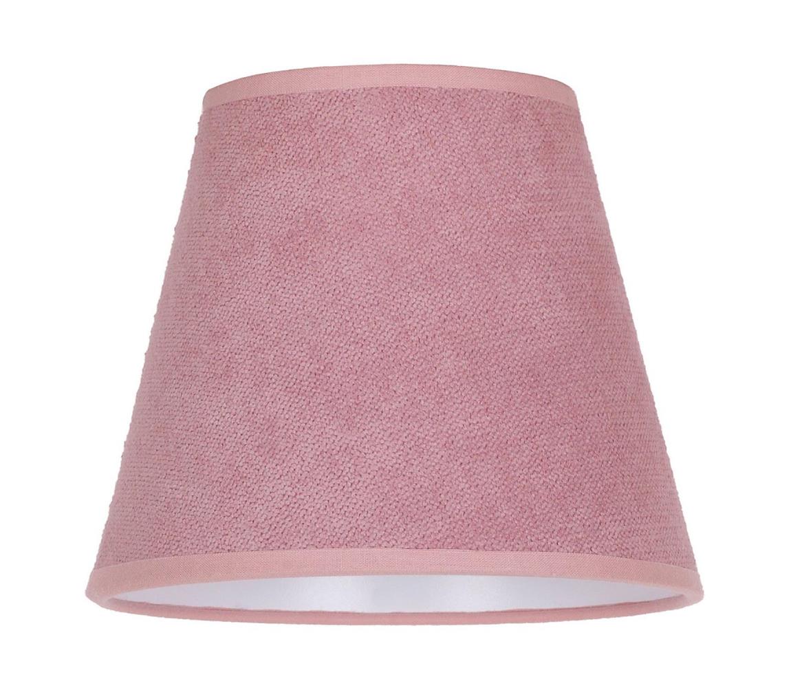 - Klosz do lampy stołowej SOFIA XS E14 śr. 18,5 cm różowy