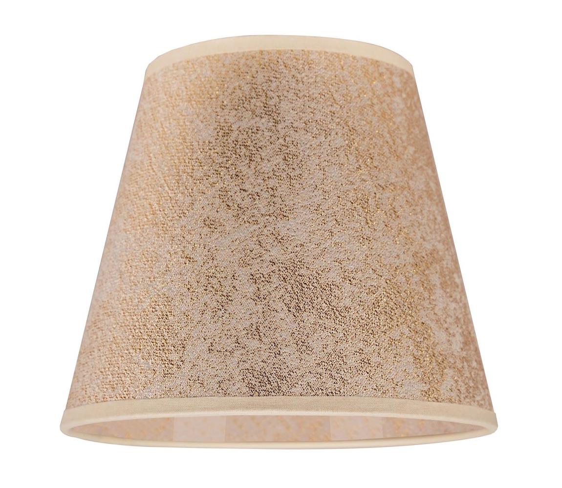 - Klosz do lampy stołowej SOFIA XS E14 śr. 18,5 cm złoty