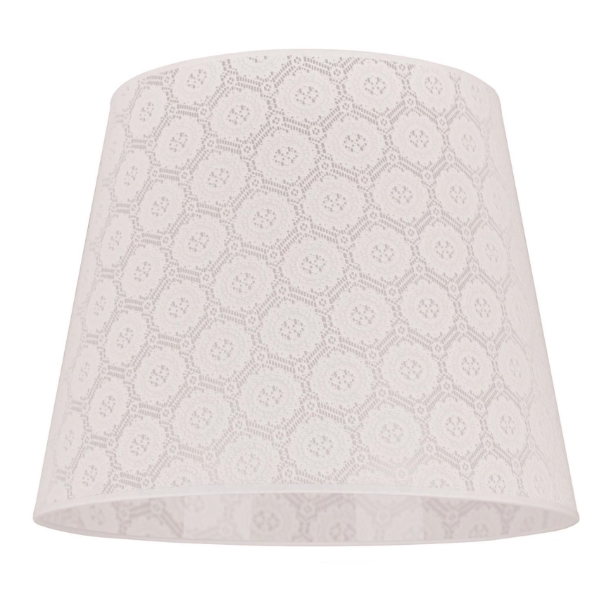 Duolla - Klosz do żyrandola CLASSIC L E27 śr. 38 cm biały