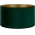 Duolla - Klosz VELVET E27 śr. 35 cm zielony/złoty