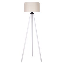 Duolla - Lampa podłogowa 1xE27/60W/230V kremowy/biały