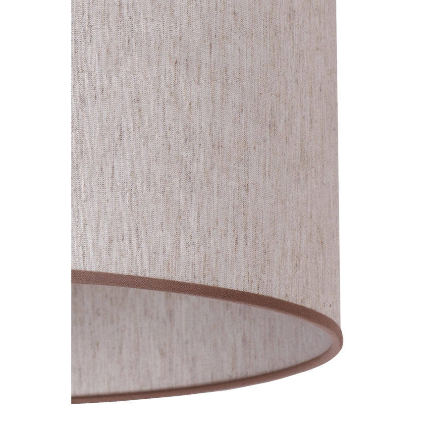Duolla - Lampa podłogowa 1xE27/60W/230V śr. 44 cm beżowe/brązoweDuolla - Lampa podłogowa 1xE27/60W/230V śr. 44 cm beżowa/brązowa