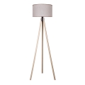 Duolla - Lampa podłogowa 1xE27/60W/230V śr. 44 cm beżowa