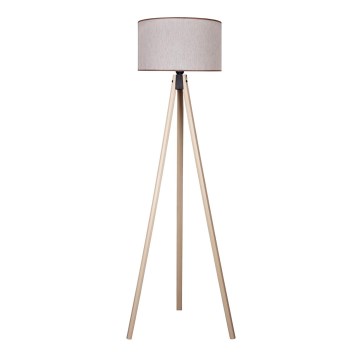 Duolla - Lampa podłogowa 1xE27/60W/230V śr. 44 cm beżowa