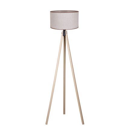 Duolla - Lampa podłogowa 1xE27/60W/230V śr. 44 cm beżowa