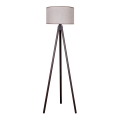 Duolla - Lampa podłogowa 1xE27/60W/230V śr. 44 cm beżowa/wenge