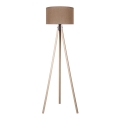 Duolla - Lampa podłogowa 1xE27/60W/230V śr. 44 cm brązowa/beżowa