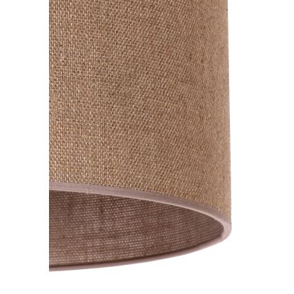 Duolla - Lampa podłogowa 1xE27/60W/230V śr. 44 cm brązowa/biała