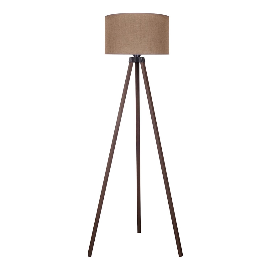 Duolla - Lampa podłogowa 1xE27/60W/230V śr. 44 cm brązowa
