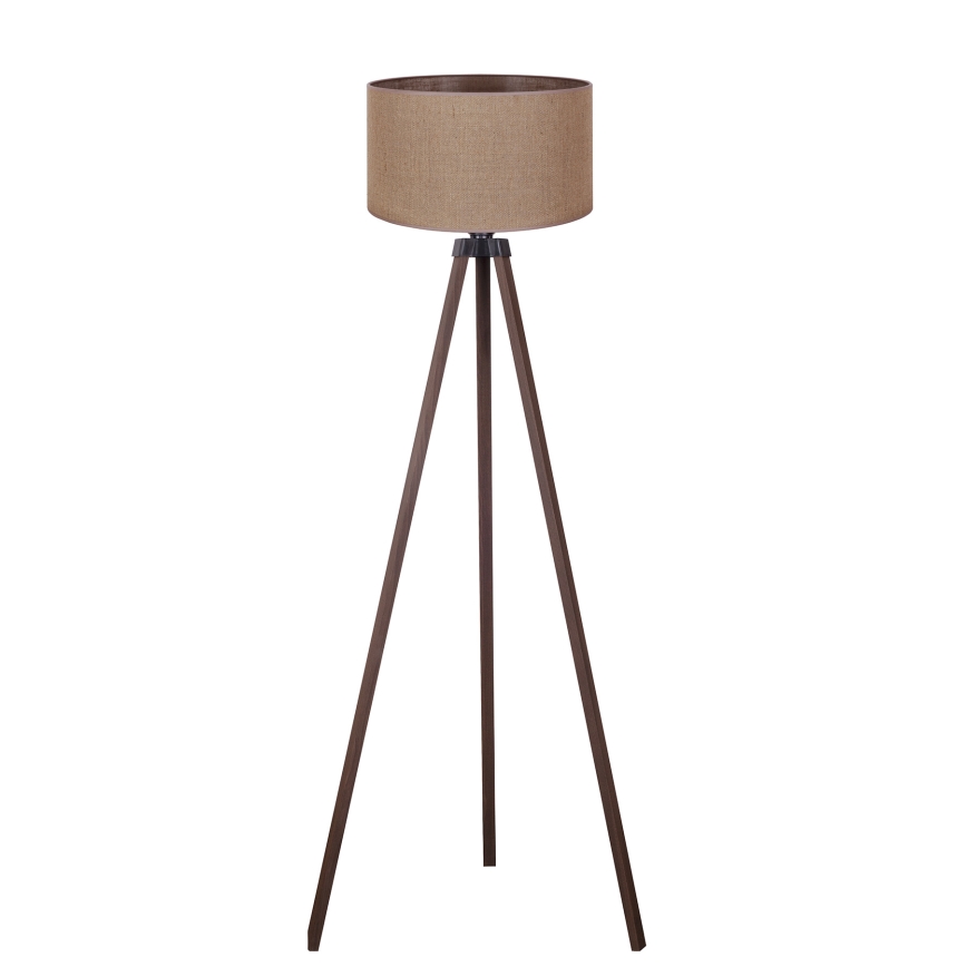 Duolla - Lampa podłogowa 1xE27/60W/230V śr. 44 cm brązowa