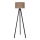 Duolla - Lampa podłogowa 1xE27/60W/230V śr. 44 cm brązowa/wenge