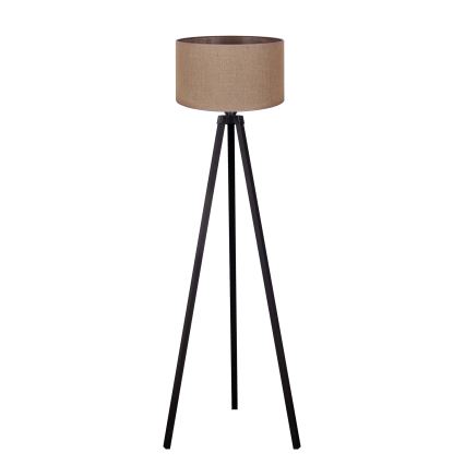 Duolla - Lampa podłogowa 1xE27/60W/230V śr. 44 cm brązowa/wenge