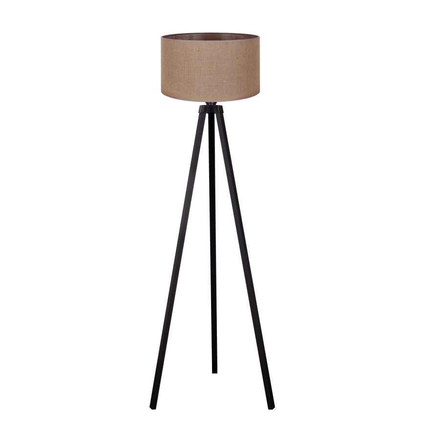 Duolla - Lampa podłogowa 1xE27/60W/230V śr. 44 cm brązowa/wenge