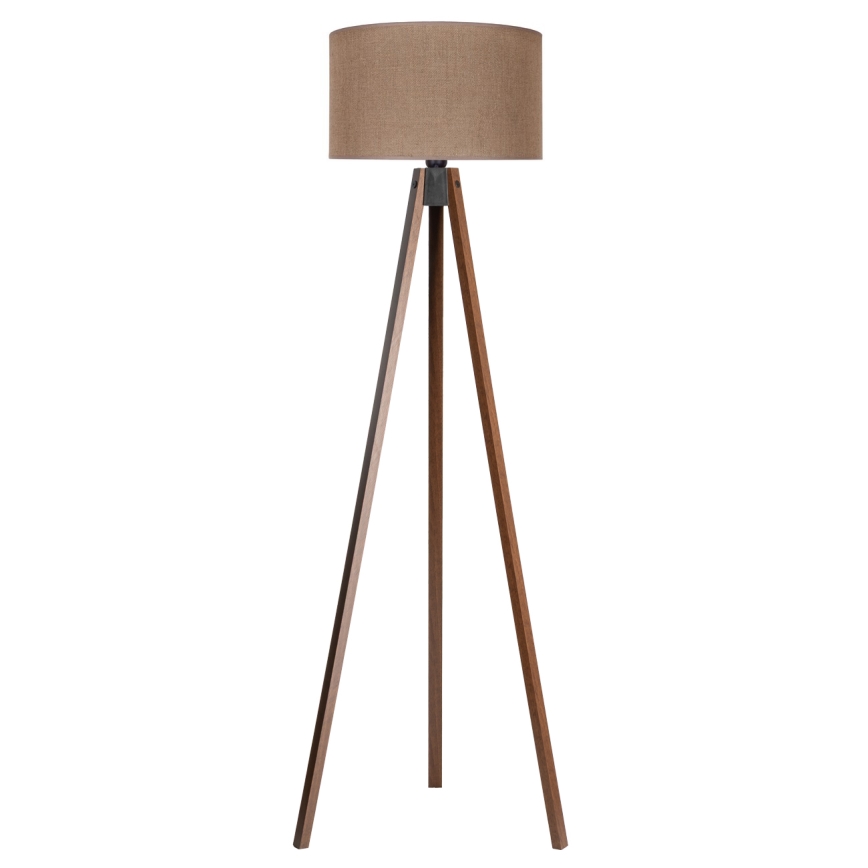 Duolla - Lampa podłogowa 1xE27/60W/230V śr. 44 cm brązowa/wenge