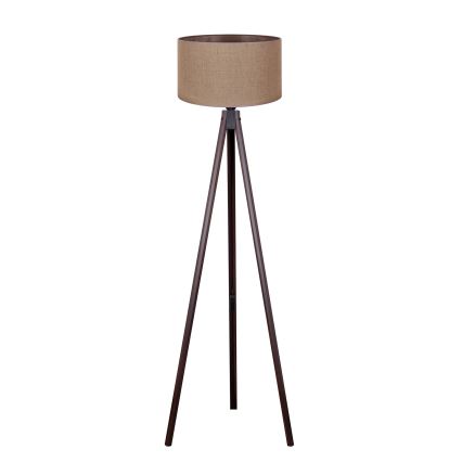 Duolla - Lampa podłogowa 1xE27/60W/230V śr. 44 cm brązowa/wenge