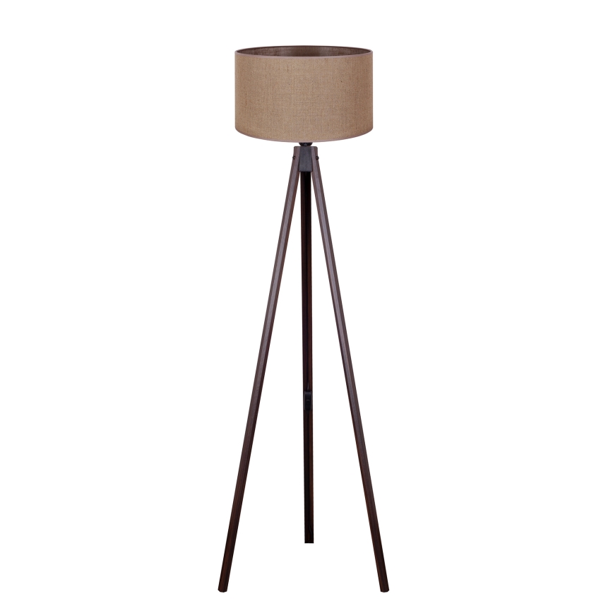Duolla - Lampa podłogowa 1xE27/60W/230V śr. 44 cm brązowa/wenge