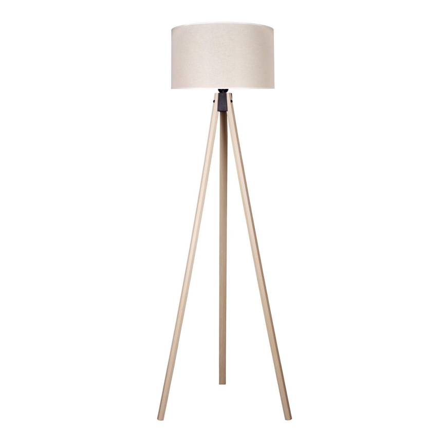 Duolla - Lampa podłogowa 1xE27/60W/230V śr. 44 cm kremowa/beżowa